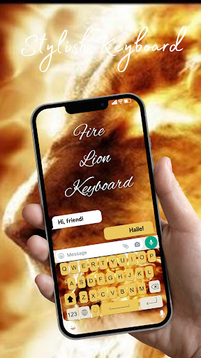 Fire Lion Keyboard Theme