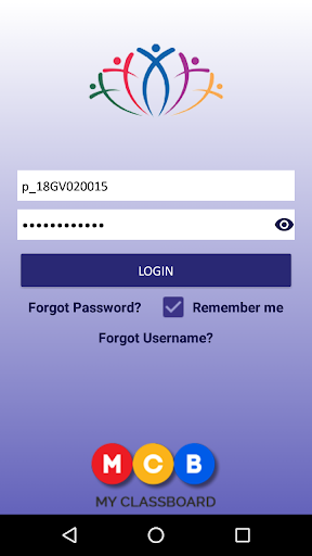Ganges Valley Parent Portal Screen 2