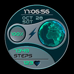 Earth Watch Face - animated