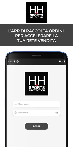 Android application H&H Sports Protection screenshort