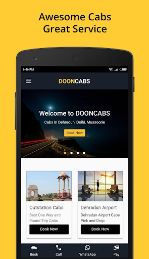 Android application Doon Cabs - Taxi in Dehradun screenshort