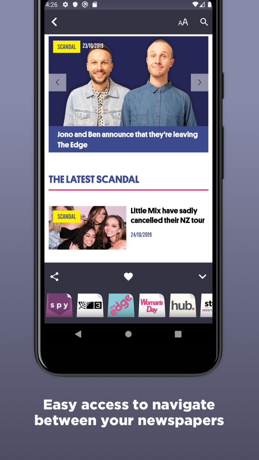 Android application New Zealand Newspapers screenshort