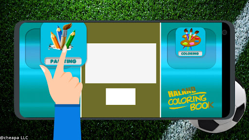 Erling Haaland Coloring Screen 2