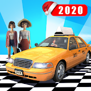 Crazy taxi cabs pick and drop game for girls