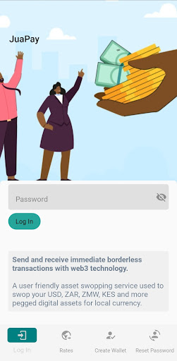 Android application JuaPay screenshort