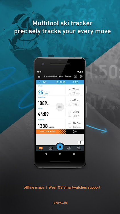 SkiPal - Accurate Ski Tracks - New - (Android)
