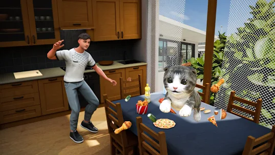 Virtual Cat Sim Game 3D
