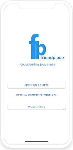Android application friendplace screenshort