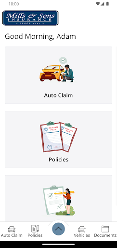 Mills Insurance Online Screen 2