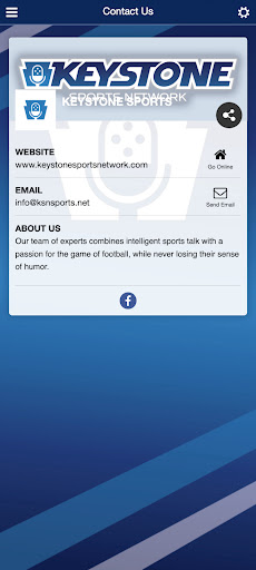 Keystone Sports Screen 2
