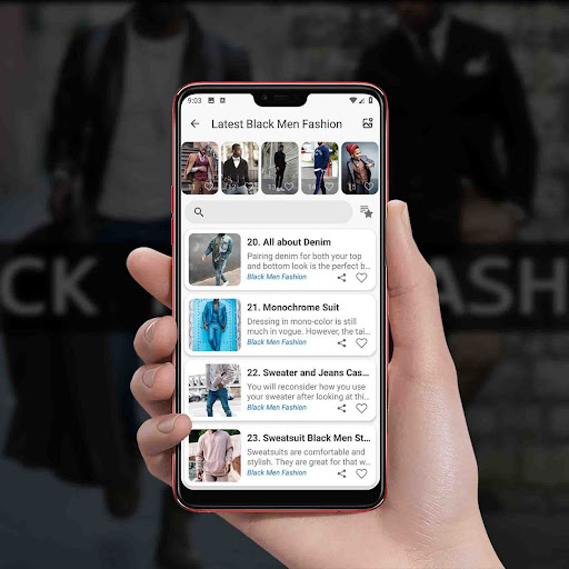 Latest Black Men Fashion screenshot 11