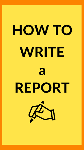 Android application How To Write A Report screenshort
