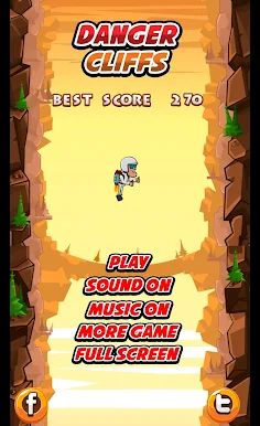 Danger Daves Cliffs - Screenshot 1