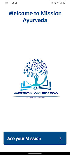 Android application Mission Ayurveda screenshort