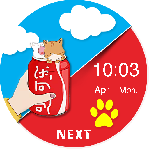 Coke Cat Watch Face - NEXT Wat