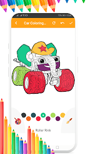 Monster Truck Coloring Book