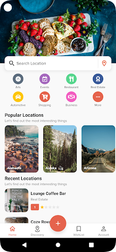 Android application Listar Pro screenshort