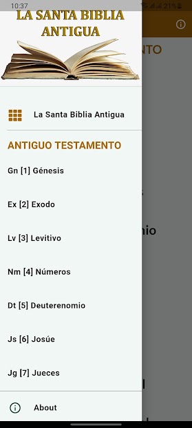 Captura 2 Biblia Antigua en Español Online android