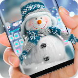 Cute Snowman Christmas Keyboard Theme icon