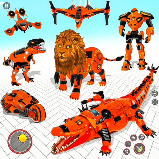 Crocodile Robot Car Transforming Mega Robot Games