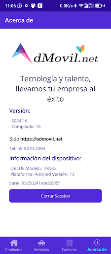 AdMovil-TiendaOnLine Screenshot