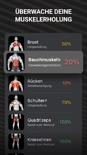 Trainingsplan Muscle Booster Bildschirmfoto