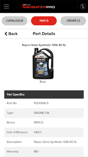 Navigator Pro Mobile Screen 3