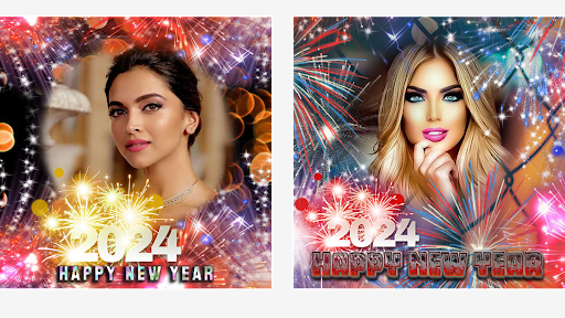 Android application New Year Photo Frame 2024 screenshort
