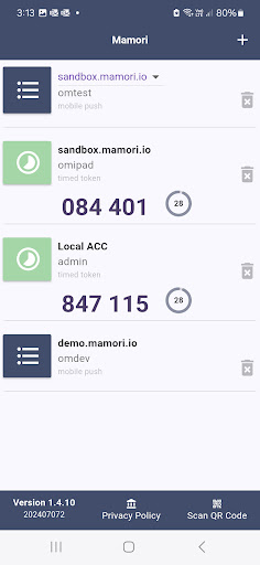 mamori.io Screen 2