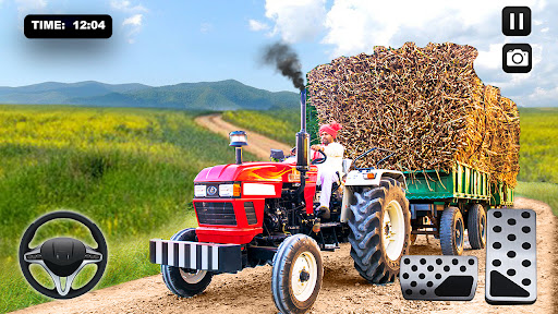 Tractor Trolley Farming Cargo