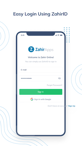 Zahir Apps : Invoice & Finance Screen 2