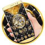 Royal Clock Gold Luxury icon