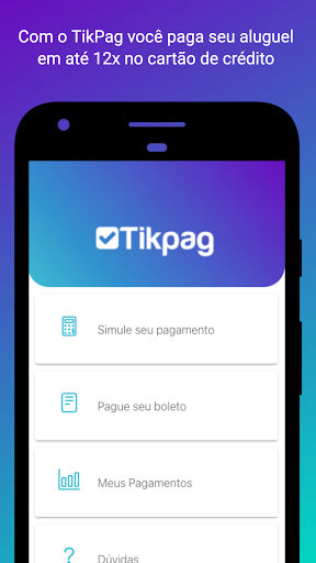 Android application TikPag Pagamentos screenshort