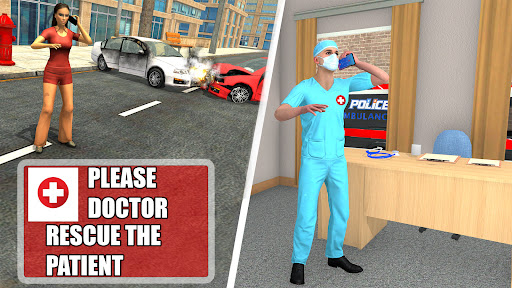 Police Ambulance 3d Game 2023 Mod Mở Khóa All