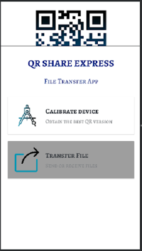 QrShareExpress - Transfer file Screen 2
