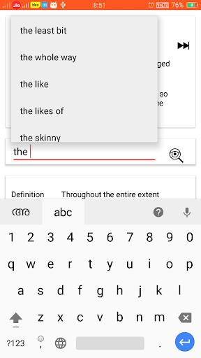 English Dictionary - 177K word Screen 3