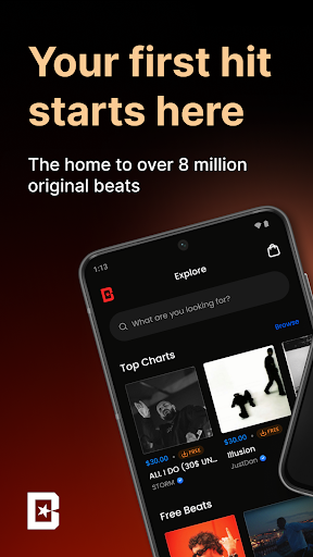 Android application BeatStars - Instrumental Beats screenshort