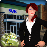 City Bank Sim - Cash Register ATM Machine Manager icon