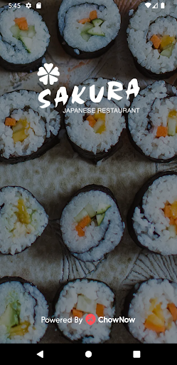 Android application Sakura Japanese Restaurant screenshort