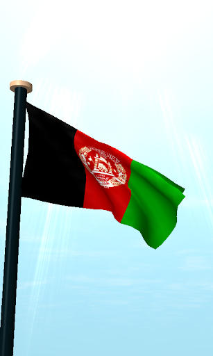 Afghanistan Flag 3D Free Screen 2