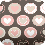 brown hearts wallpaper ver2 icon