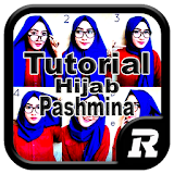 tutorial hijab pashmina 2017 icon