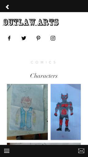 Outlaw Arts Comics Screen 2