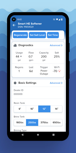 Android application Culligan Service Pro screenshort