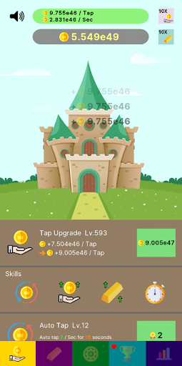 Tap & Gold Screen 2