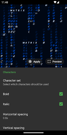 Matrix screensaver Screenshot 3 - AppWisp.com
