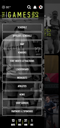 The CrossFit Games Event Guide Screenshot 2 - AppWisp.com