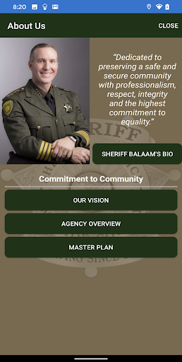 Washoe County Sheriff Screen 2