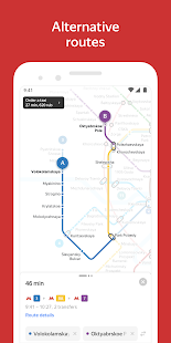 Yandex.Metro u2014 detailed metro maps and route times screenshots 2