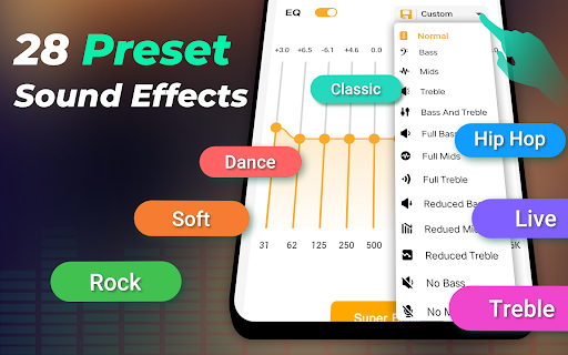 Screenshot of Equalizer Pro & Bass Booster